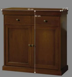 Kommode in klassischem Design - Nussbaum - Lemerzi