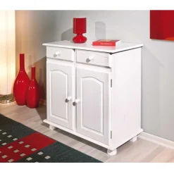 Kommode Menoria in Weiß