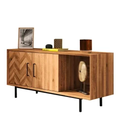 Kommode mit 2 Türen & Fach aus Wildeiche - Kerfa