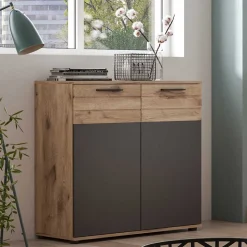 Kommode mit Doppeltür 80x87x40 cm - Lucios