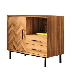 Kommode mit Fach & Tür & zwei Schubladen - Kerfa