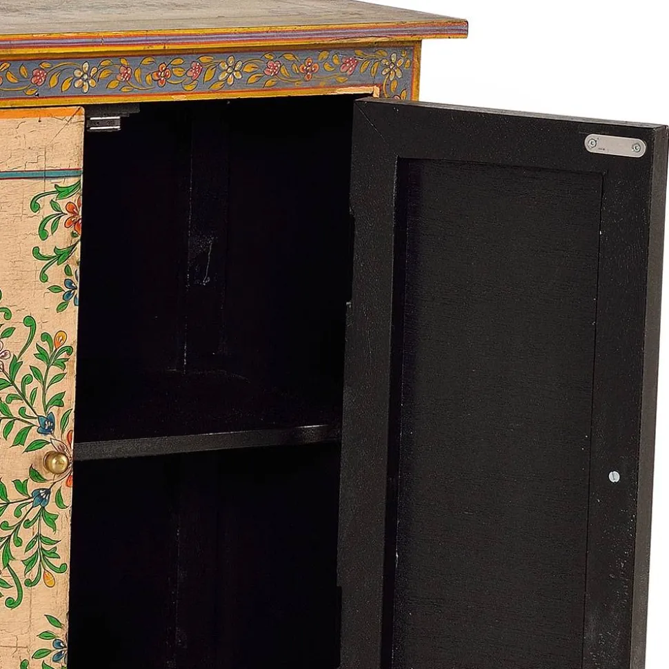 Kommode mit folkloristischen Blumen Motiven - Cacressa