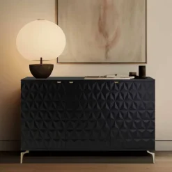 Kommode mit geometrisch strukturierten Fronten - Ardit