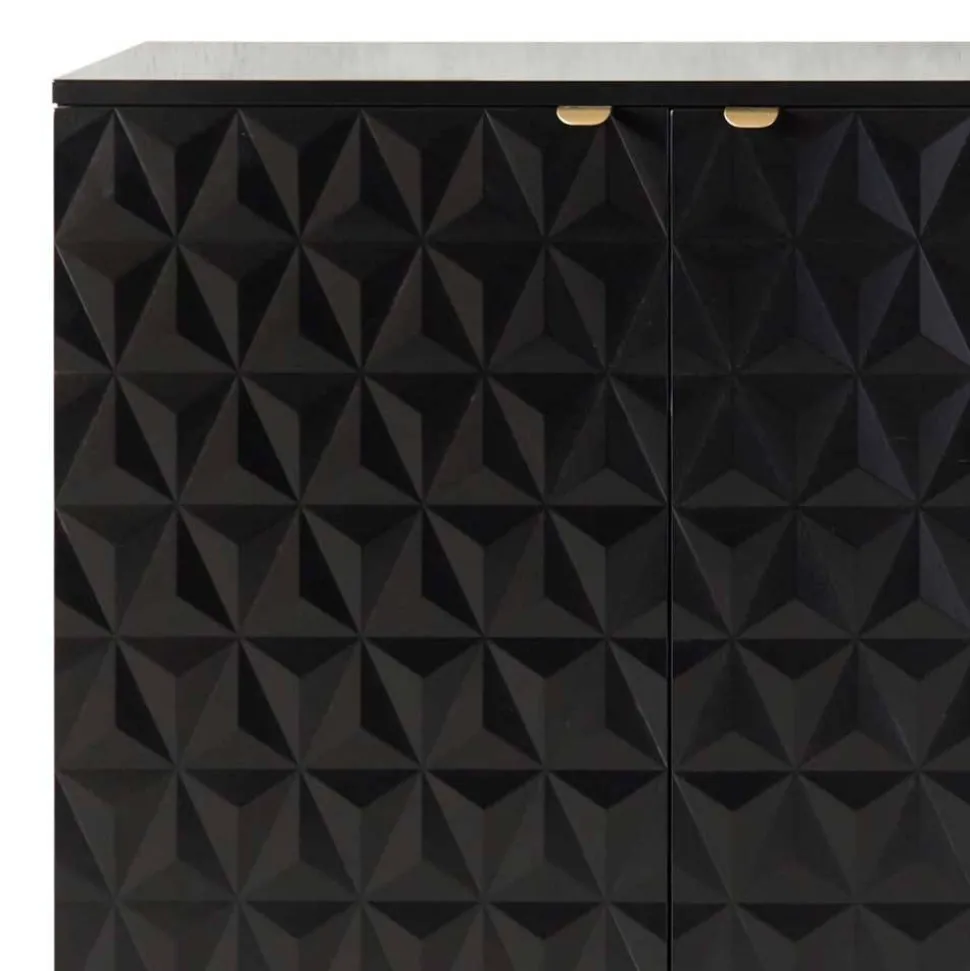 Kommode mit geometrisch strukturierten Fronten - Ardit