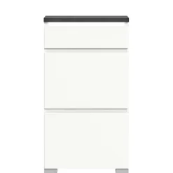 Kommode mit Schublade und zwei Schuhklappen - Suad