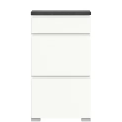 Kommode mit Schublade und zwei Schuhklappen - Suad