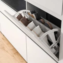 Kommode mit Schublade und zwei Schuhklappen - Suad