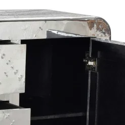 Kommode Pilot in Alufarben