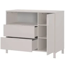 Kommode Wickelkommode in Hellgrau - Afilon