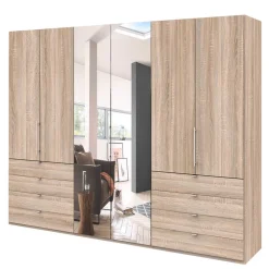Kompakt Kleiderschrank mit Spiegel mittig - Zayun