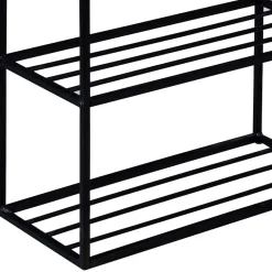 Kompakte Garderobe aus MDF & Glas & Metall - Sayetta