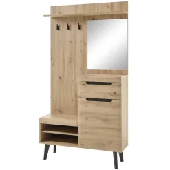 Kompakte Garderobe im Skandi Design - Olcian