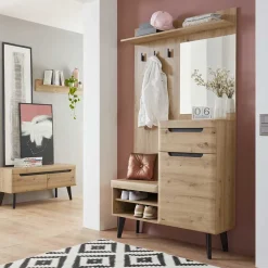 Kompakte Garderobe im Skandi Design - Olcian