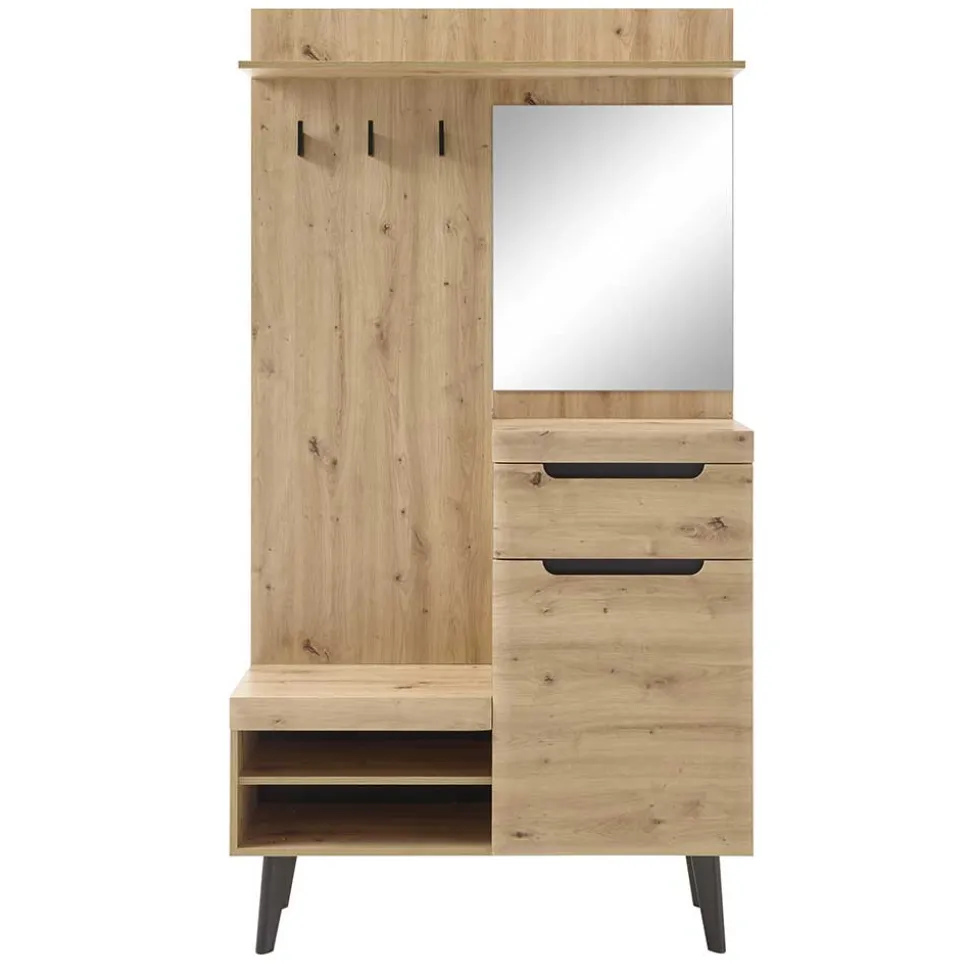 Kompakte Garderobe im Skandi Design - Olcian