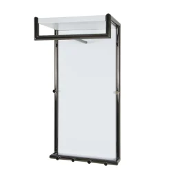 Kompakte Garderobe zum Aufhängen Fiafanda in Weiß