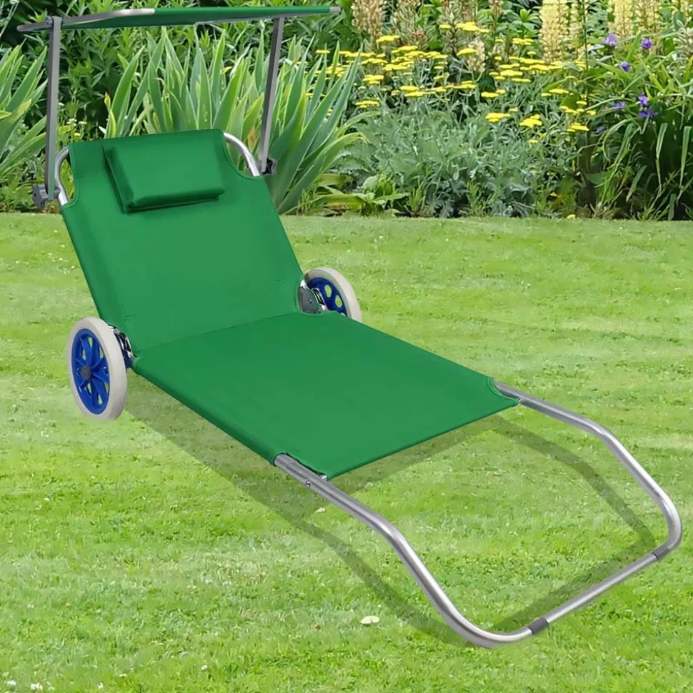 Kompakte Rollliege für Garten oder Strand - Asan