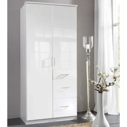 Kompakter Kleiderschrank in Weiß - Venture