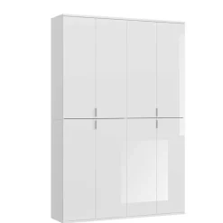 Kompakter Kleiderschrank 122x193x34 cm - Ejulia (zweiteilig)