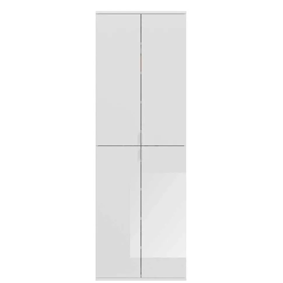 Kompakter Kleiderschrank 122x193x34 cm - Ejulia (zweiteilig)