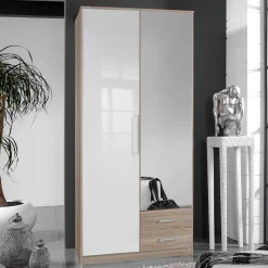 Kompakter Kombi-Kleiderschrank 91x199x58 cm - Grands