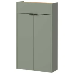 Kompaktes Dielenmöbel Set in Graugrün - Point (dreiteilig)