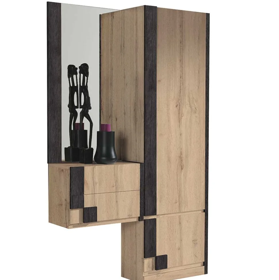 Kompaktes Flurmöbel Set - Valbera (dreiteilig)