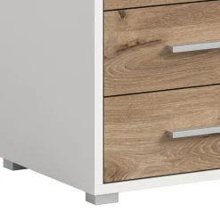 Kompaktgarderobe in Weiß mit Asteiche - Wakes