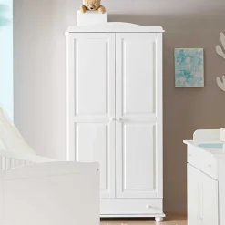 Komplett Babyzimmer Narcisso in Weiß (fünfteilig)