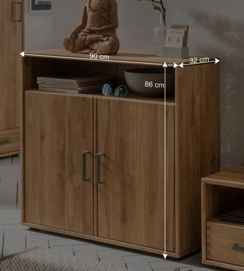 Komplett Flureinrichtung aus Holz - Teano (fünfteilig)