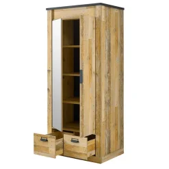 Komplett Schlafzimmer mit Einzelbett - Naiavio (vierteilig)