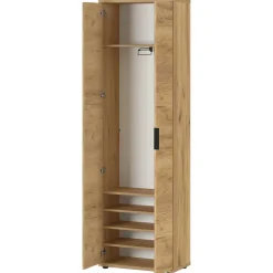 Komplette Flur Einrichtung in Holzoptik - Esdrusca (fünfteilig)