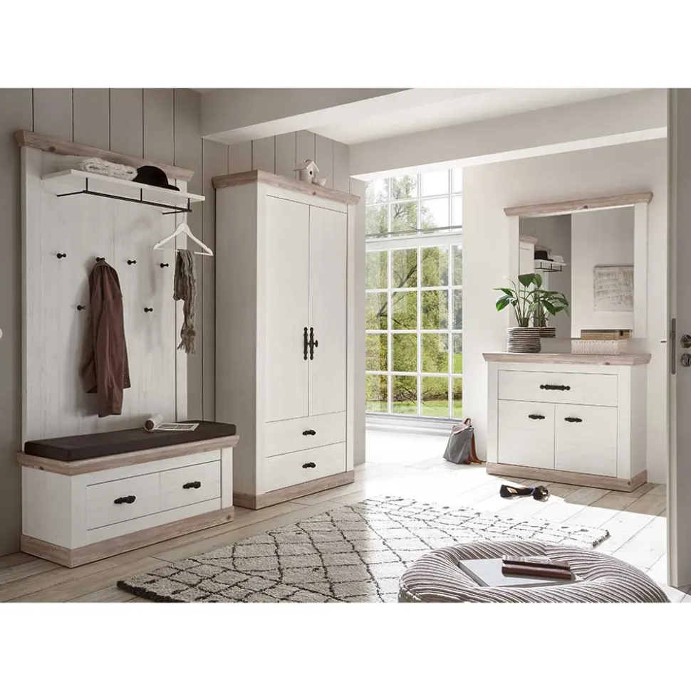 Komplette Möbel Einrichtung für Flur - Nedita (fünfteilig)