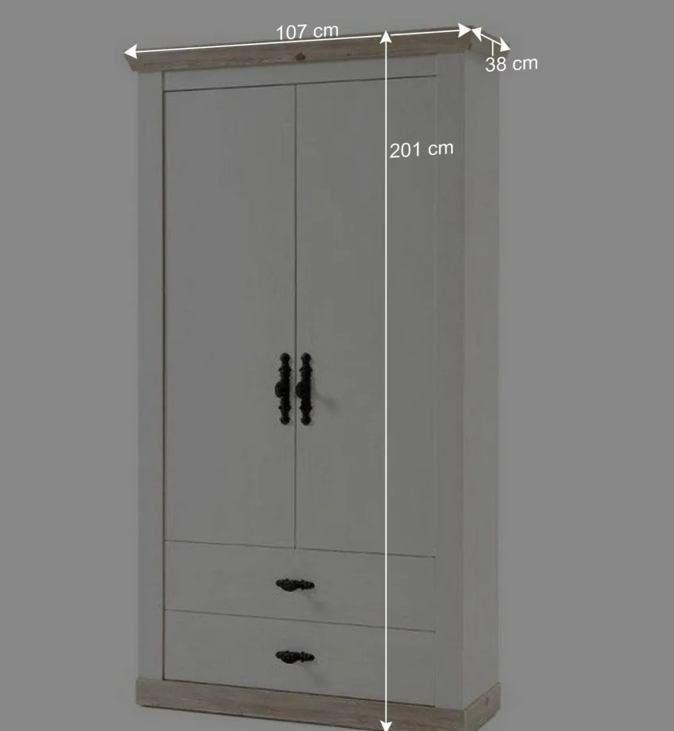 Komplette Möbel Einrichtung für Flur - Nedita (fünfteilig)