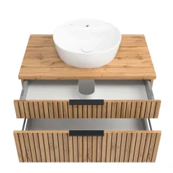 Kompletteinrichtung Badmöbel modern - Crystoga (fünfteilig)