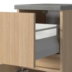 Kompletteinrichtung Badmöbel Set - Leitha (fünfteilig)