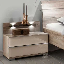 Komplett-Schlafzimmer in Creme - Rativian (vierteilig)