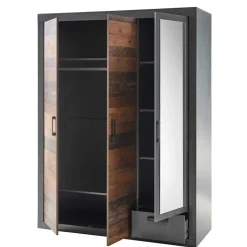 Komplett-Schlafzimmer Industry Stil - Timuras (vierteilig)