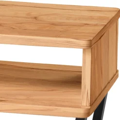 Konsole Nachttisch mit Fach aus Wildbuche - Jandina