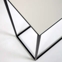 Konsolen Tisch mit Keramik Platte in Marmoroptik - Glancossa