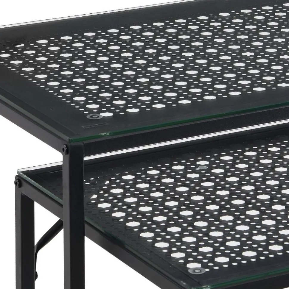 Konsolentisch Duo in Schwarz - Panfreda (zweiteilig)