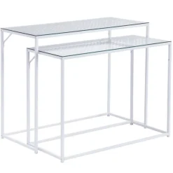 Konsolentisch Duo in Weiß - Marian (zweiteilig)