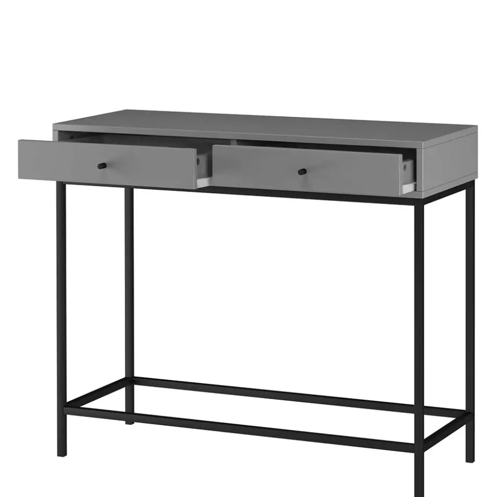 Konsolentisch in Grau mit Schwarz - Lagista