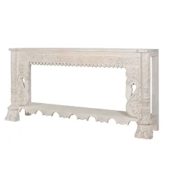 Konsolentisch in Mangoholz White Wash - Syrec