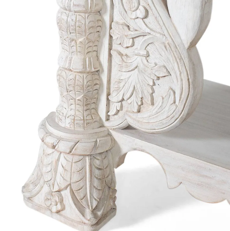 Konsolentisch in Mangoholz White Wash - Syrec