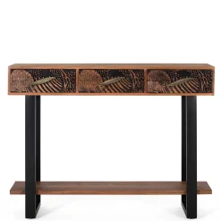 Konsolentisch mit Schnitzerei und Lack - Marcel