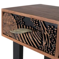 Konsolentisch mit Schnitzerei und Lack - Marcel