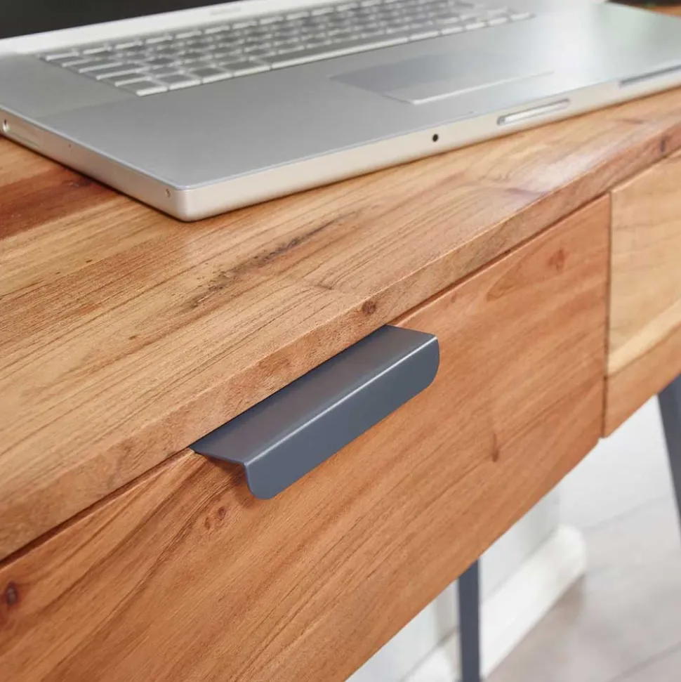 Konsolentisch Schreibtisch aus Akazie & Metall - Ishi