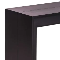 Konsolentisch verlängerbar als großer Esstisch Sumilar in Schwarz
