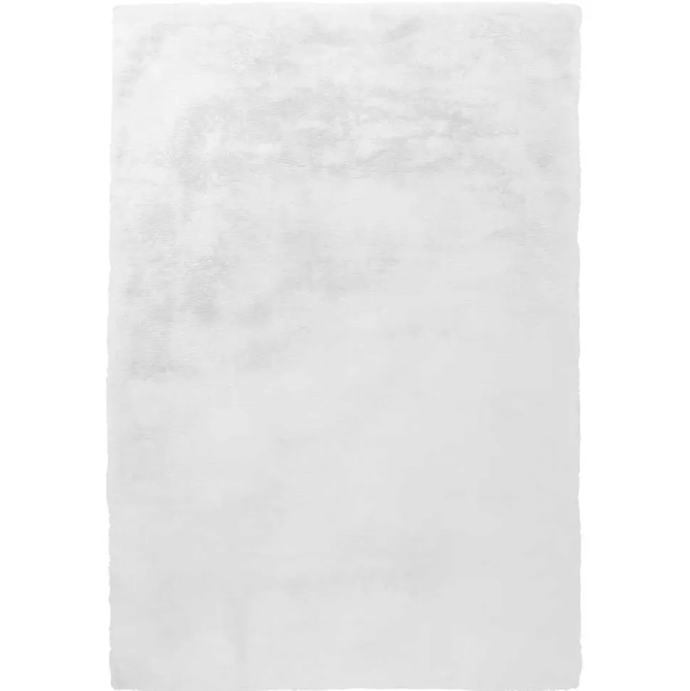 Kunstfell Teppich in Weiß - Dresinas