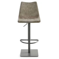 Kunstleder Barstuhl in Schlammfarben - Viadura